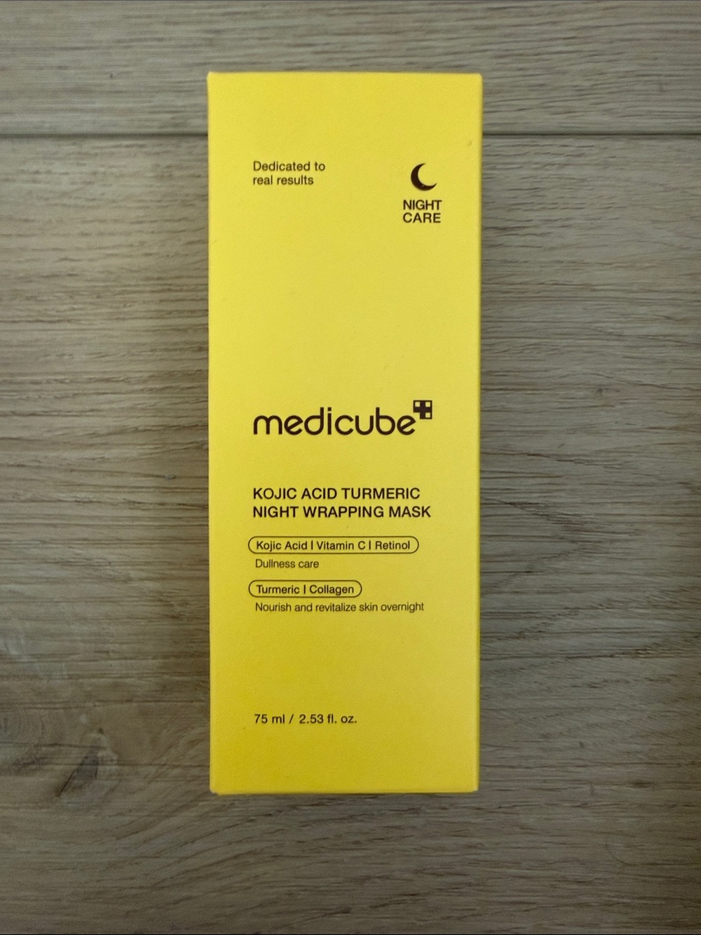 Medicube Kojic Acid Turmeric Night Wrapping Mask - Yellow